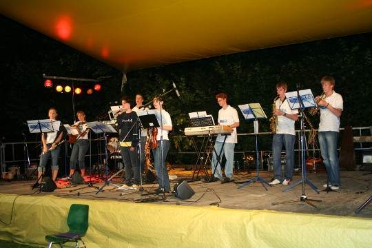 Windstoß beim Open-Air